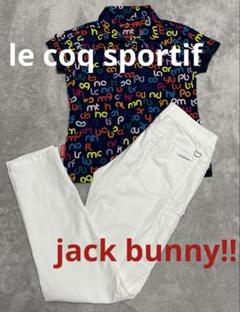 JACKBUNNYゴルフパンツ カジュアルパンツ　ホワイト