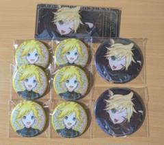 鏡音レン　グリッター　メタリック　缶バッジ　あんスタコラボ　チケット風カード