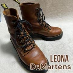 【Dr.Martens】希少✨LEONA 25cm ブーツ　バタースコッチ