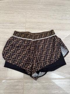 FENDI フェンディ　ショートパンツ　ズッカ柄　コットン　レディース FENDI(フェンディ) ズッカ柄ショートパンツ FB0689 A7D5