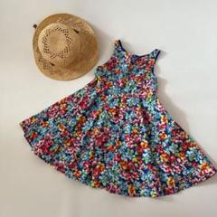 【美品】POLO RALPH LAUREN 花柄ワンピース 4T