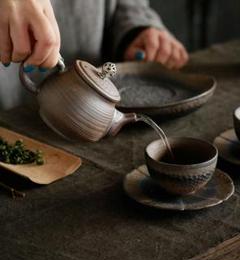 急須陶磁器急須手作りレトロプーアル単壺
