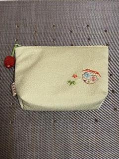 未使用品）井澤屋 道中バッグ 小花ちらし