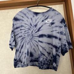 NIKE タイダイ柄 ショート丈Tシャツ
