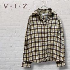 ★V・I・Z★シャツ チェック コットン100％ 美品