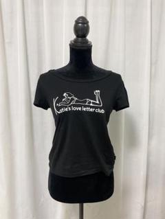 Katie CRAZY LOVE Tシャツ チャコール　フリーサイズ Katie CRAZY LOVE Tシャツ チャコールフリーサイズ