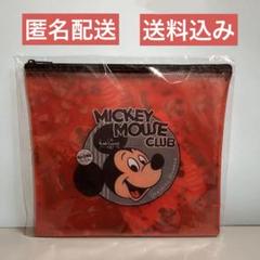 Disney　ディズニー100　フラットポーチ　レトロミッキー