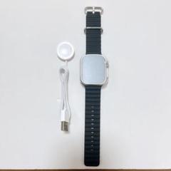 スマートウォッチ ウルトラ WS88 オレンジ ブラック 黒