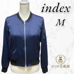 indexインデックス アウター ブルゾン ジャンパー レディース ネイビー M