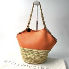 美品 ステラマッカートニー チェーン トートバッグ カゴバック