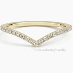 美品❗️上質✨D0.33CT✨銀座田中❗️プラチナv字ダイヤモンドリング