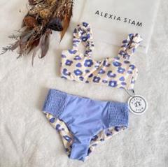 【新品タグ付】ALEXIASTAM 水着 ビキニ キッズ 145 女の子