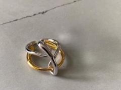 大人気新品をすべて 2 No.586 tone バイカラーリング シルバー ゴールド ring：指輪 アクセサリー