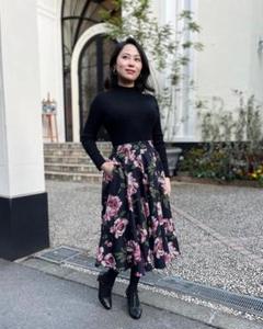 シネマティック　ヴァージニースカートパンツ　Mサイズ　ブラック　黒 CINEMATIQ ヴァージニースカート ワインレッド Pinup Closetの