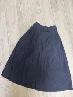 無印良品　カポックデニムスカート　xs