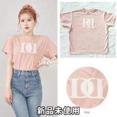 Darich ダーリッチ キルティングアップリケビジューTシャツ ピンク 新品タグ付 ピンク ダーリッチ キルティングアップリケビジューT