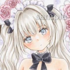 手描きイラスト◇メイドちゃん