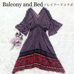 バルコニーアンドベッド　ソレイアードコラボ　シアーワンピース
