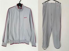 adidas デサント 西ドイツ 80s グレー ジャージセットアップ M