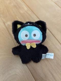 サンリオキャラクターズ　どうぶつ着ぐるみマスコット　黒猫　ハンギョドン