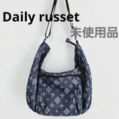 1994　ラシット　ワンショルダー　ネイビー　ほぼ未使用 russet ラシット ショルダーバッグ ワンショルダー 超美品