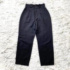 The Row シルクウールリネン ワイドパンツ ドローストリング