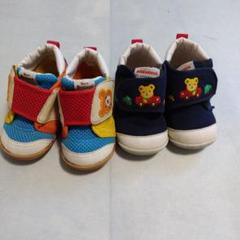 2セットミキハウス＆ホットビスケッツ シューズ 12.5cm