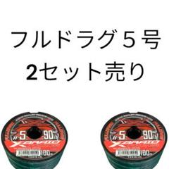 2セット エックスブレイド フルドラグ X8 5号 300m PE よつあみ