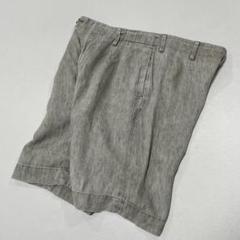 00s Paul Smith リネン100% 2タック スラックス ショーツ