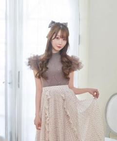 Rose Muse denim puff sleeves dress ロゼミュ rosemuse ロゼミューズ denim puff sleeves dress