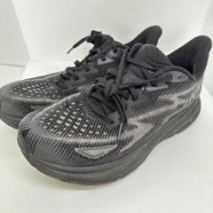 HOKA ONE ONE CLIFTON 9 ブラック 28 シューズ ワイドのサムネイル