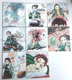 鬼滅の刃 提供イラスト ランダム複製ミニ色紙