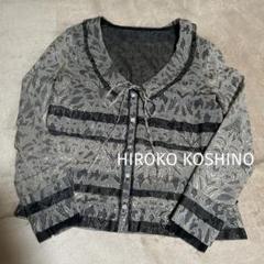 極美品 HIROKO KOSHINO 羽織り シースルー レース size38のサムネイル