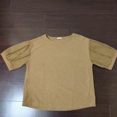 ESSEME ブラウン 半袖Tシャツ レーススリーブのサムネイル