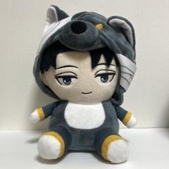 【未開封】進撃の巨人 リヴァイ あにまるっこグッズセット 缶バッジ ぬいぐるみ 進撃の巨人「あにまるっこ ぬいぐるみ」リヴァイ ハロウィンVer