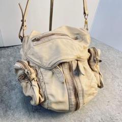 アレキサンダー ワン ラムレザー ジップ 3Way ショルダーバッグ