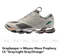 【極美品】Graphpaper Mizuno Wave Prophecy LS Mizuno Wave Prophecy LS Graphpaper Grey Men's - D1GD242701 - US