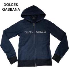 【a1477】DOLCE&GABBANA フルジップ パーカー M 7分袖 a1477】DOLCE&GABBANA フルジップ パーカー M 7分袖