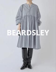 24SS美品】BEARDSLEY ストライプギャザーチュニック - メルカリ