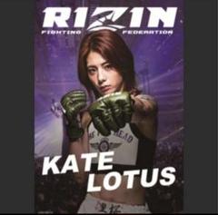 RIZIN ケイトロータスTシャツ オリジナルカード（メッセージ付き） 41DNai9cz5L.jpg_BO30,255,255,