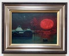 斎藤真一 絵画 油彩 油絵 肉筆 額縁 斎藤真一 絵画 油彩 油絵 肉筆 額縁 美術品・アンティーク