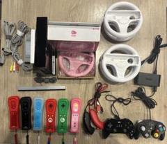 【動作確認済】Nintendo 任天堂 Wii本体 リモコンプラス ハンドル等