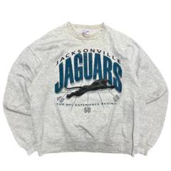 90s Hanes スウェット JAGUARS ボロ USA製 グレー XXL