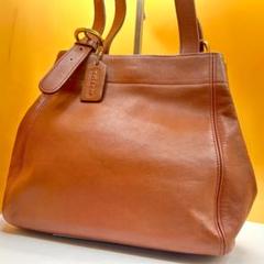 COACH コーチ トートバッグ グラブタンレザー ヴィンテージ ブラウン