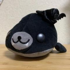 サンエックス まめゴマ ハロウィンぬいぐるみ 黒 ブラウン ドラキュラ サンエックス まめゴマ ハロウィンぬいぐるみ 黒 ブラウン