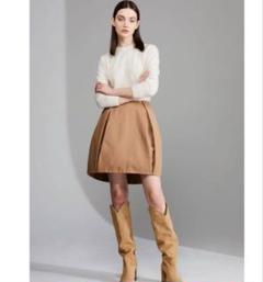 23年ボーダーズアットバルコニー MEMORY SATIN MINI SKIRT 23年ボーダーズアットバルコニー MEMORY SATIN MINI SKIRT
