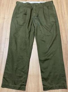 ポロチノ　ツータックパンツ　カーキー緑グリーン　ワイド　ストレート　チノパン POLO RALPH LAUREN ポロ ラルフローレン チノパン パンツ 旧タグ