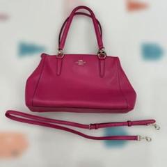 【最終価格】COACH ピンク レザー バッグ