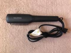 SALONIA SL-012BKS サロニア ストレートヒートブラシ