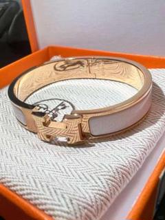 HERMES バングル・リストバンド エルメス シルバー バングル ブレスレット - バングル/リスト